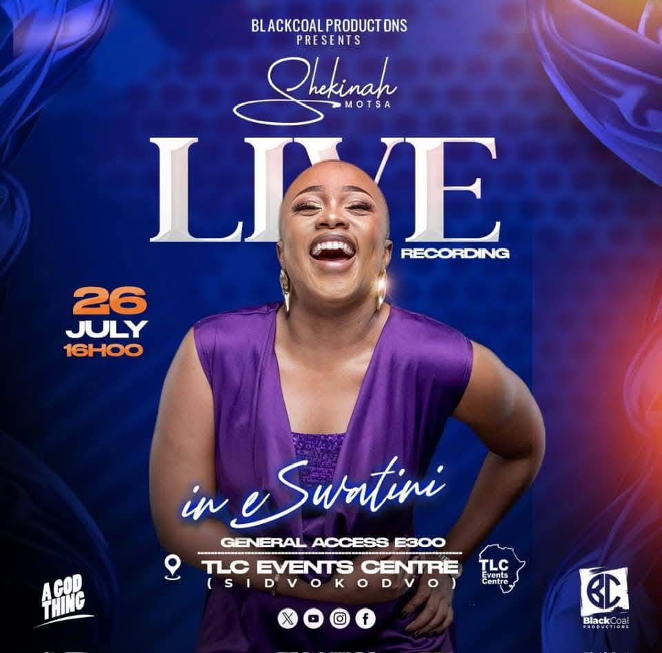 Shekinah Motsa to Record Second Live Album at Sidvokodvo’s FARM 528 on July 26