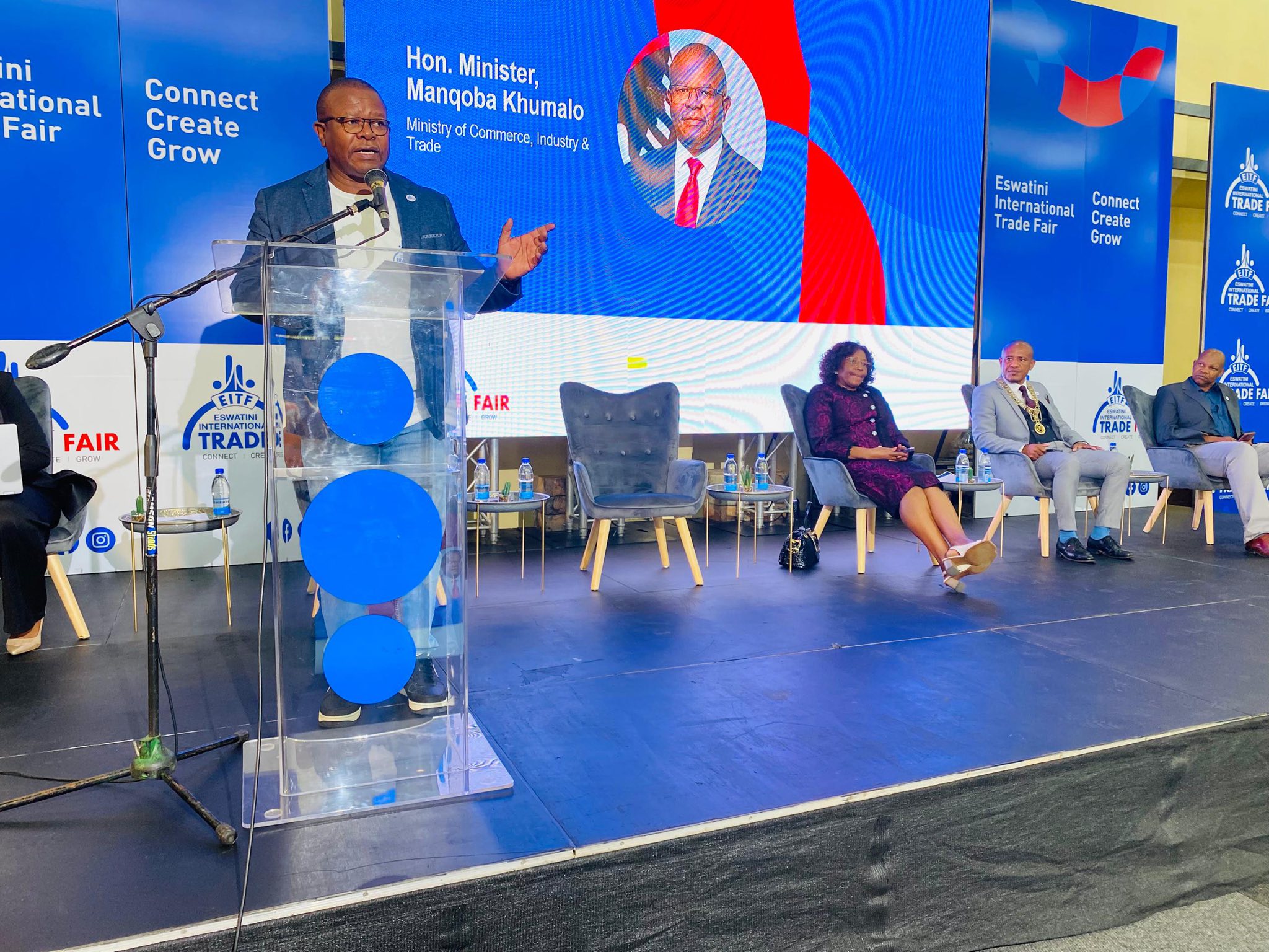 Manqoba Khumalo Launches 57th Eswatini International Trade Fair in Manzini