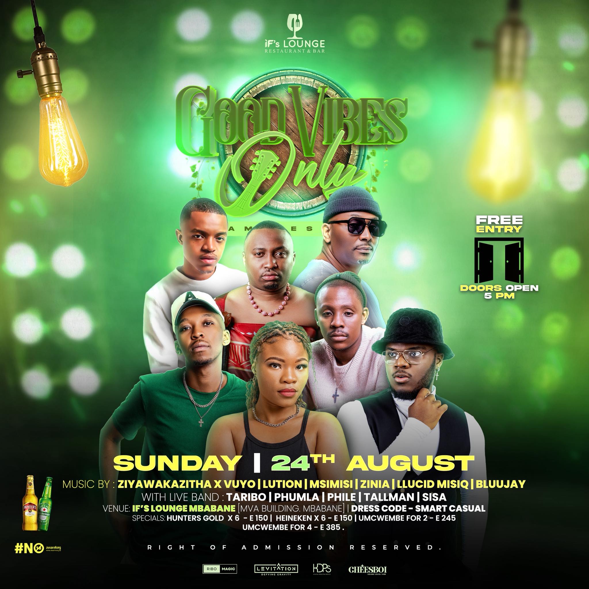 Good Vibes Only Jam Sessions Light Up Mbabane